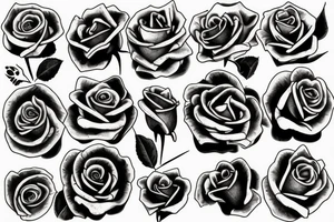 Death rose tattoo idea