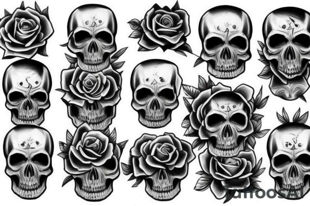 skull tattoo idea