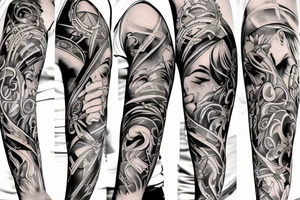 religious, color, for the arm, catholic tattoo idea