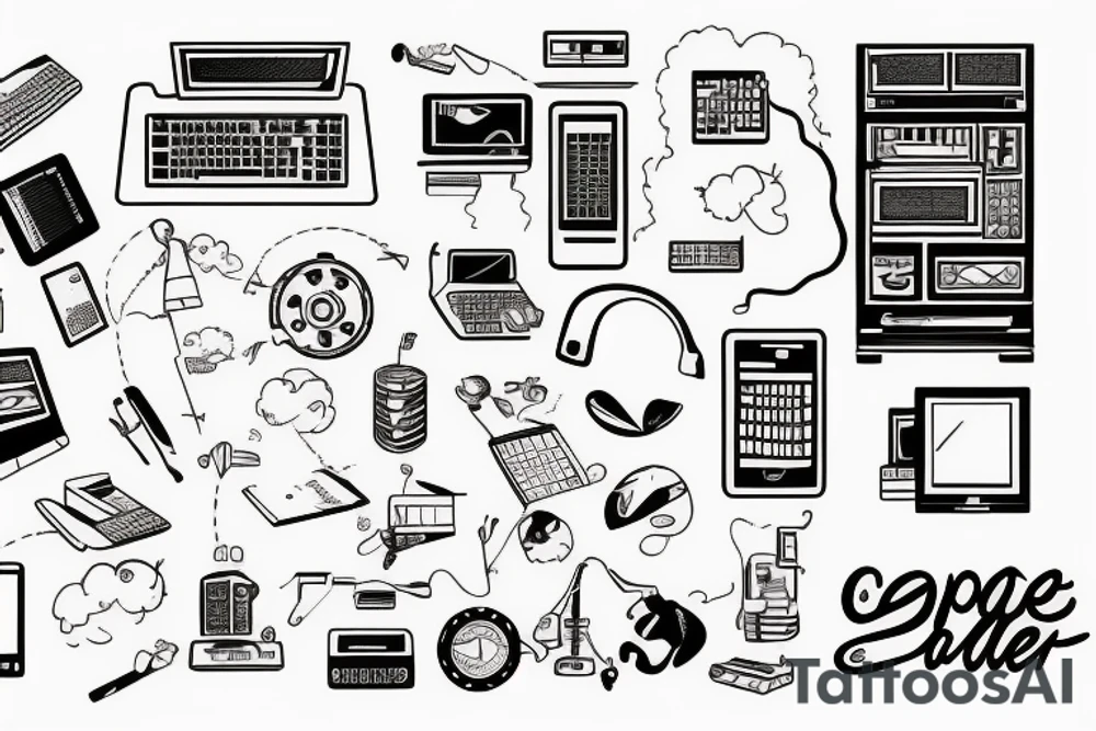 Computer software code tattoo idea