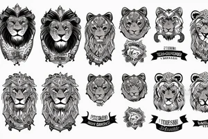 software tech lion tattoo idea