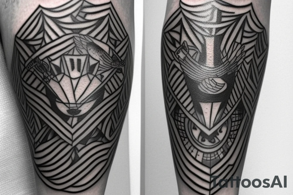 a king chess piece with a sparrow at the top tattoo idea