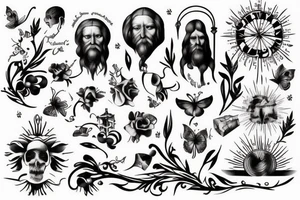 hidden message leonardo da vinci tattoo idea