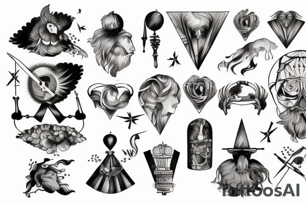 hidden message leonardo da vinci tattoo idea
