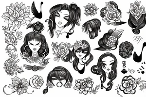 daughter name mishika tattoo idea