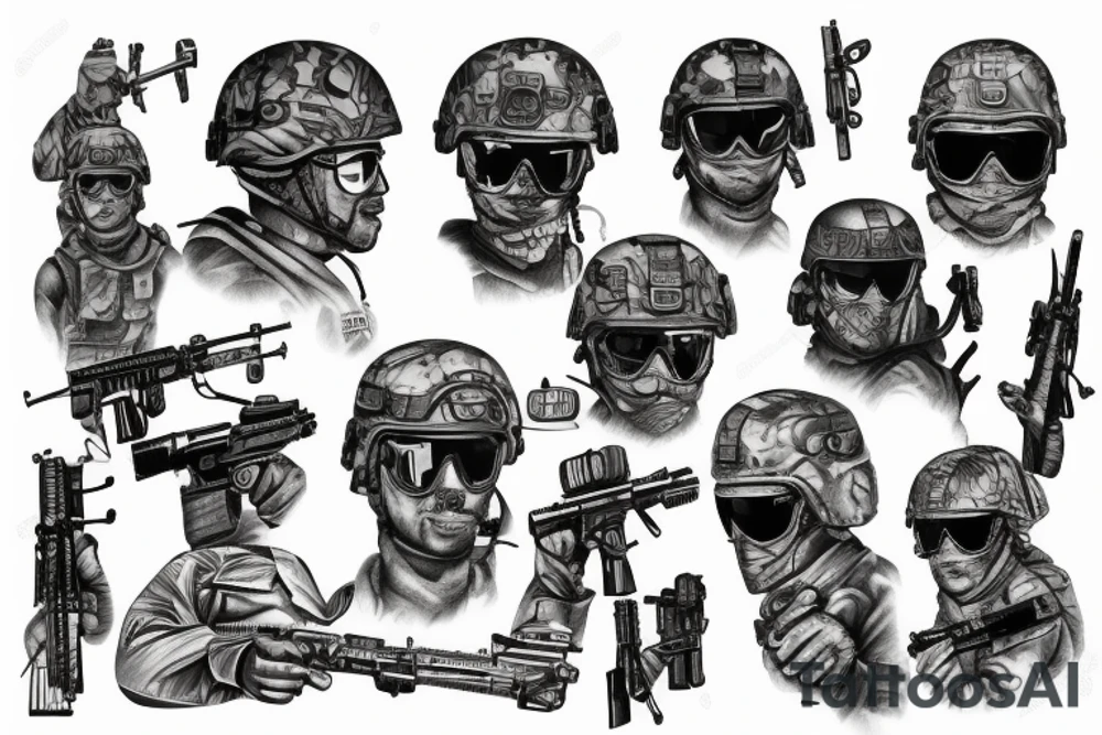Special forces tattoo idea