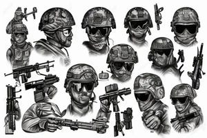 Special forces tattoo idea