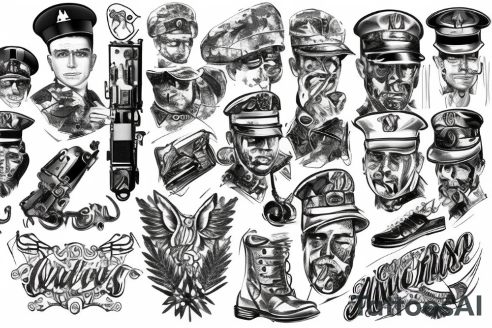 Military tattoo idea