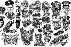 Military tattoo idea