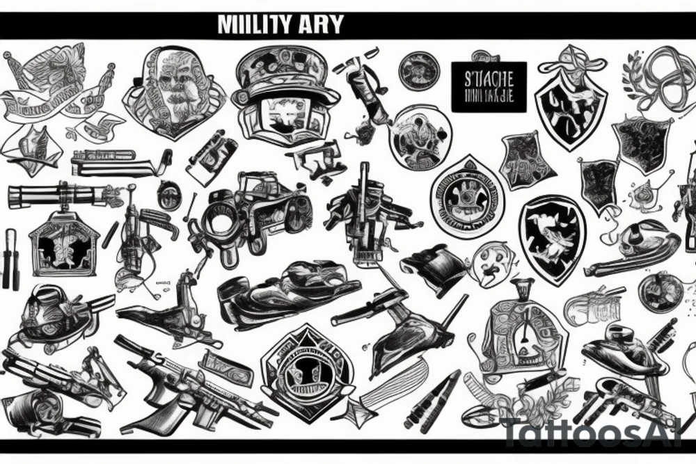 Military tattoo idea