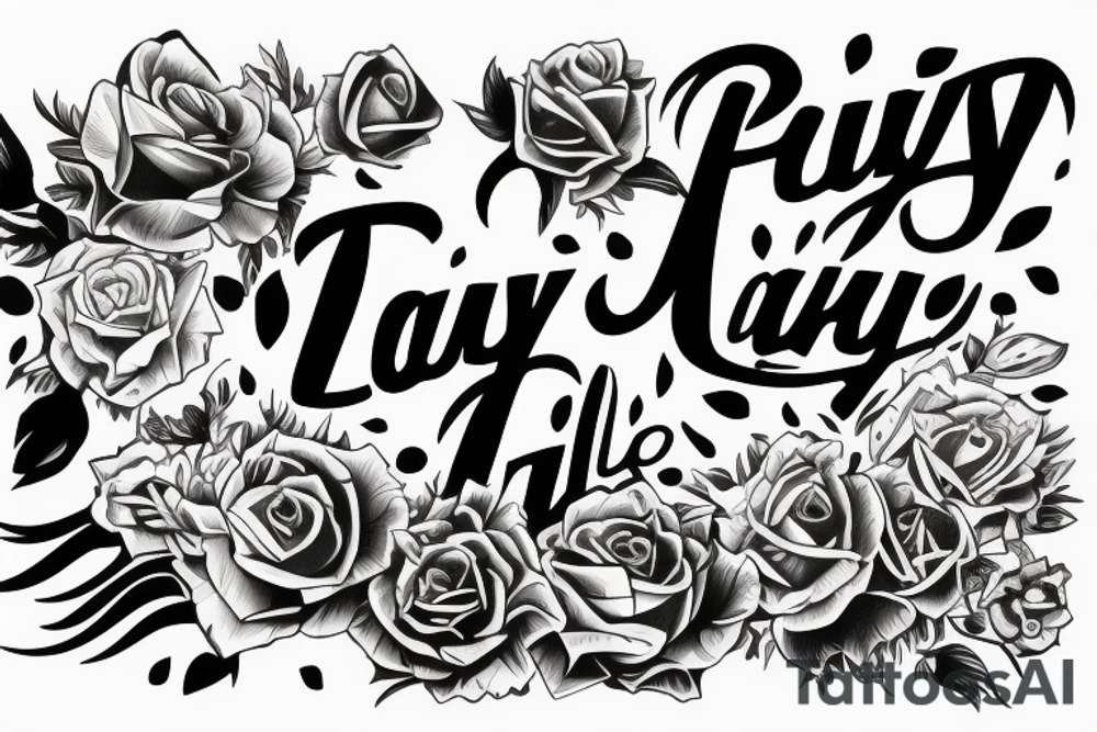 Play loud tattoo idea