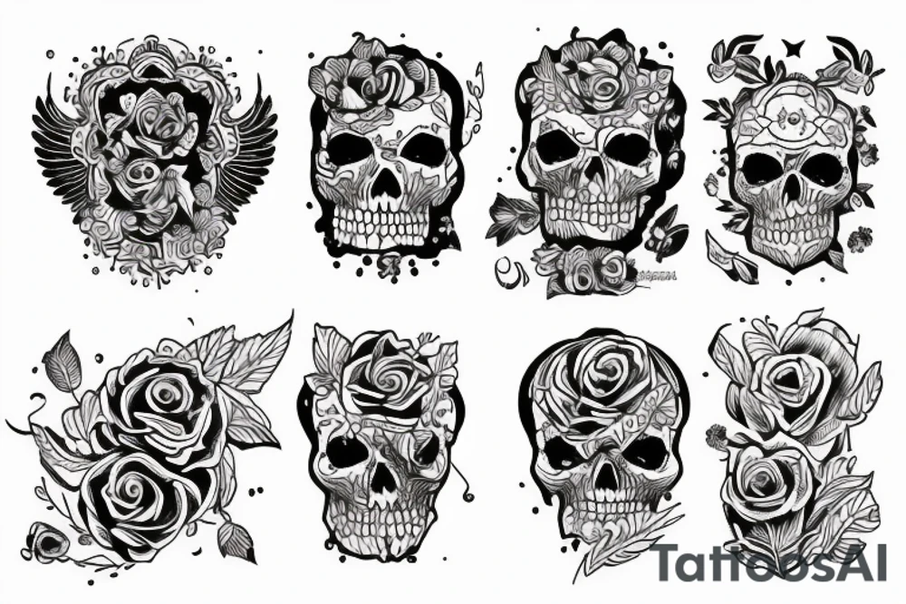 нож повара с узорами tattoo idea