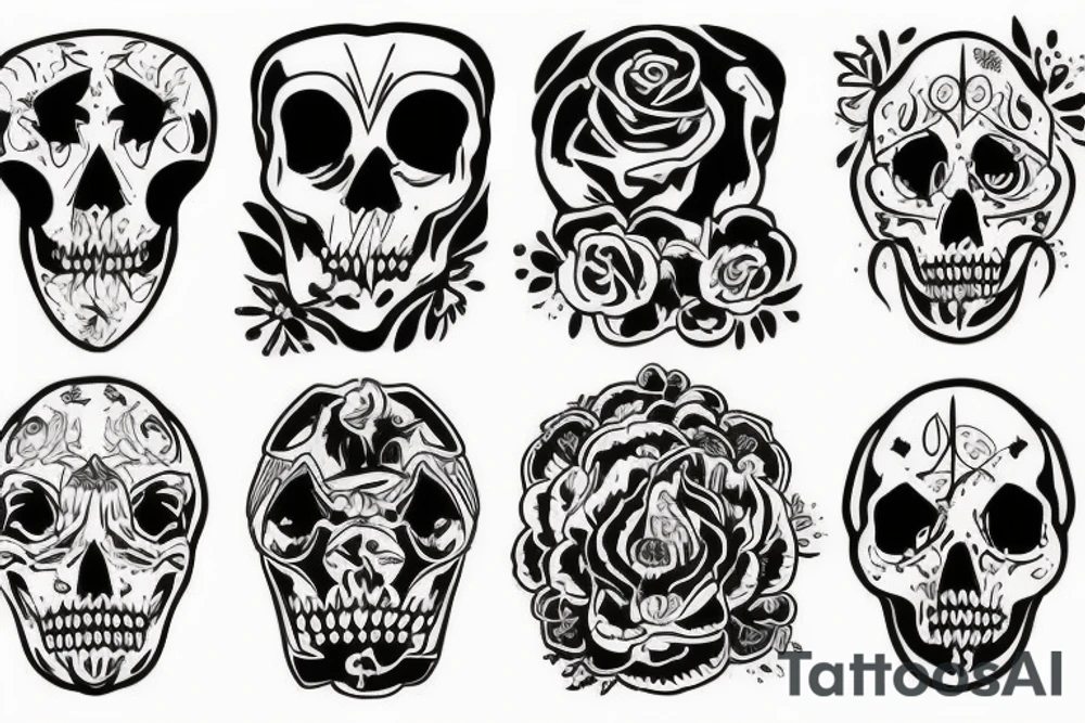 нож повара с узорами tattoo idea