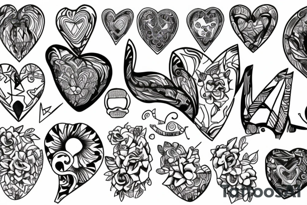 Heart broken but trying to be better tattoo idea
