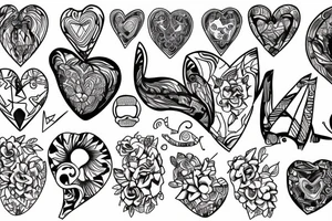 Heart broken but trying to be better tattoo idea