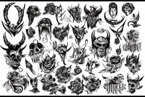 Devil human sucsesfull tattoo idea
