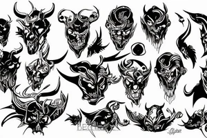 Devil human sucsesfull tattoo idea