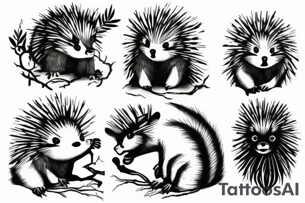 Porcupine Tree tattoo idea