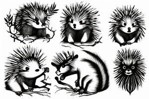 Porcupine Tree tattoo idea
