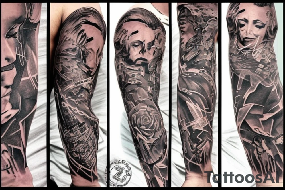 Fighter tattoo idea