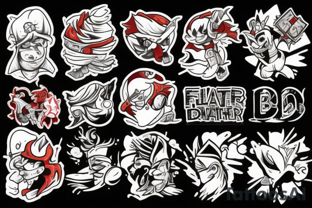 Fighter tattoo idea