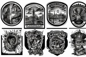 landmarks from england tattoo idea