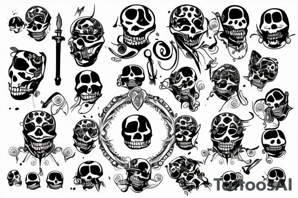 Jolly Roger tattoo idea