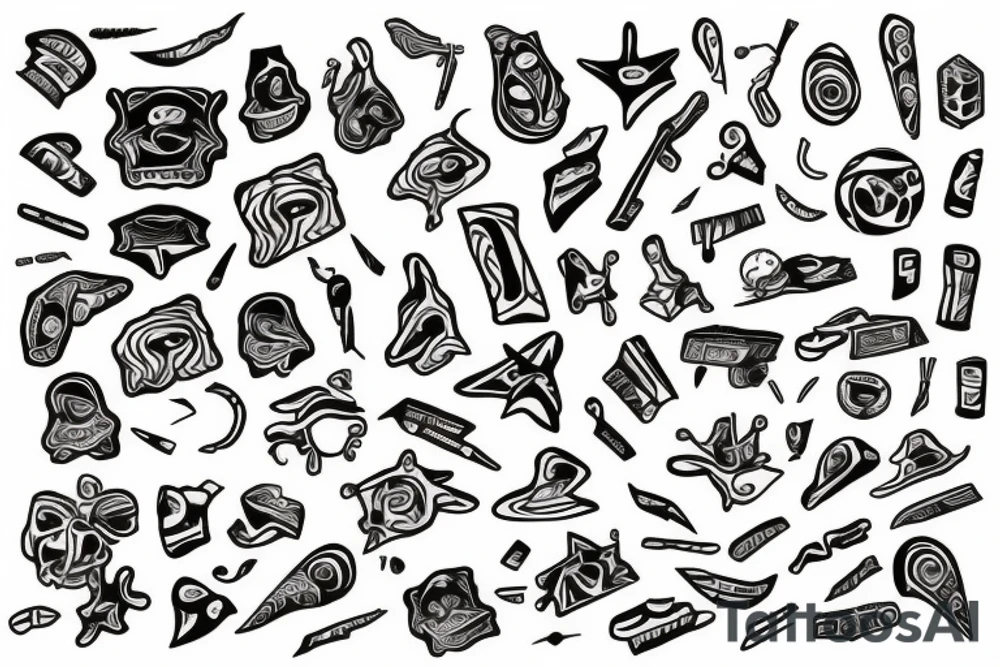 broken trust tattoo idea