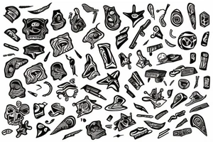 broken trust tattoo idea