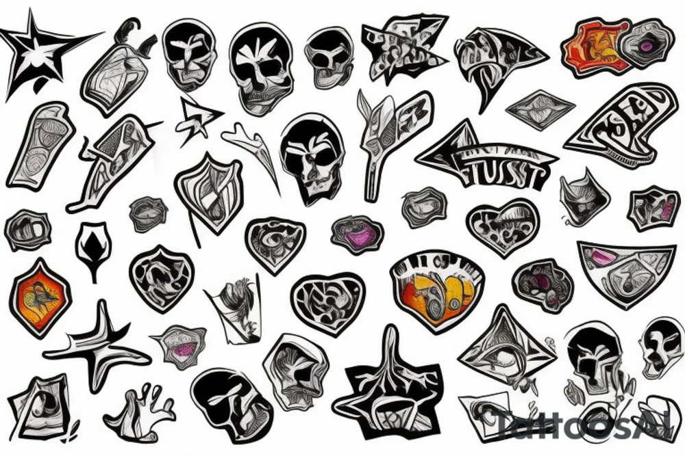 broken trust tattoo idea