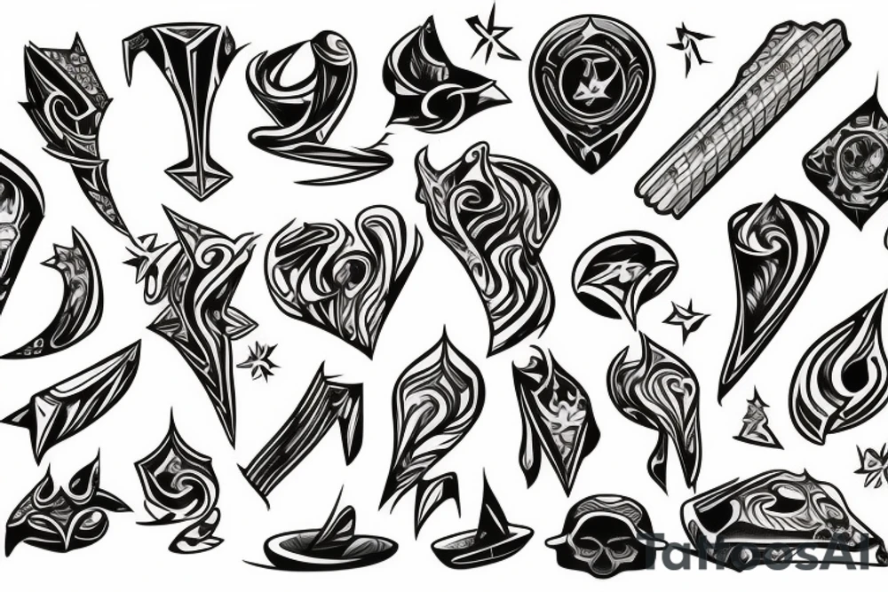 broken trust tattoo idea