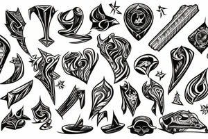 broken trust tattoo idea