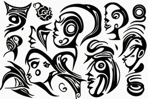 too many thoughts in my head tattoo idea