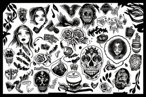 too many thoughts in my head tattoo idea
