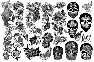 too many thoughts in my head tattoo idea