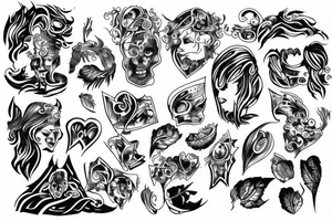 Human body living soul tattoo idea