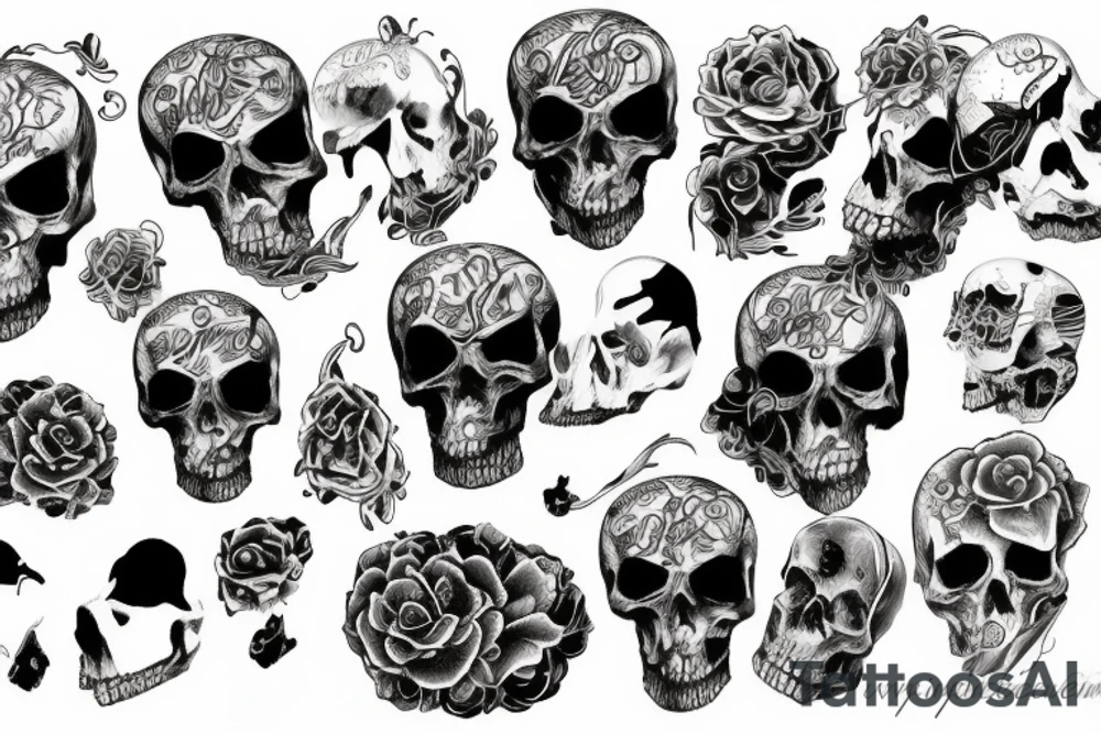 Death body soul tattoo idea