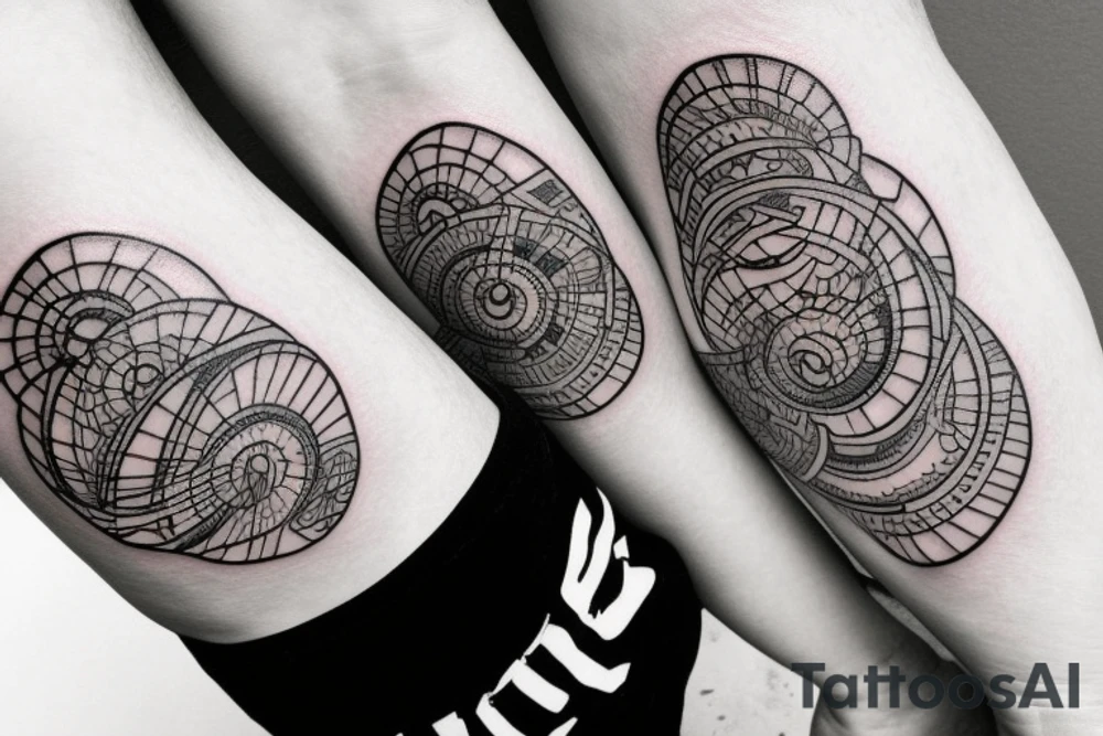 Simple skateboard tatto tattoo idea