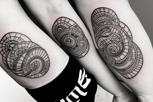 Simple skateboard tatto tattoo idea