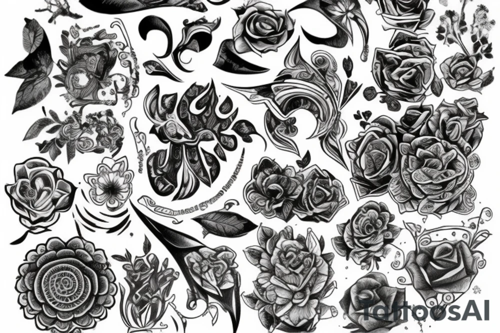 Череп tattoo idea