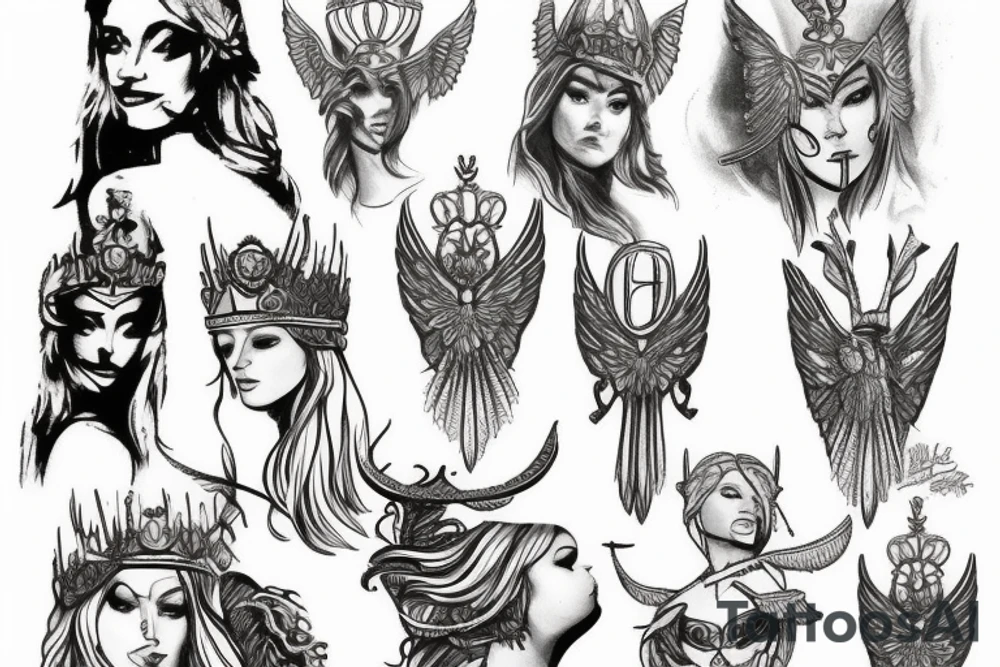 valkyrie tattoo idea