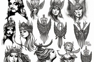valkyrie tattoo idea