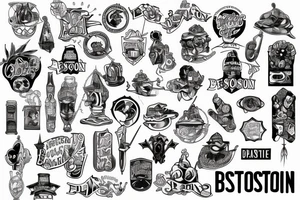 city of Boston tattoo idea