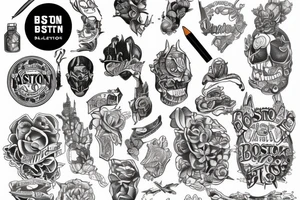 city of Boston tattoo idea