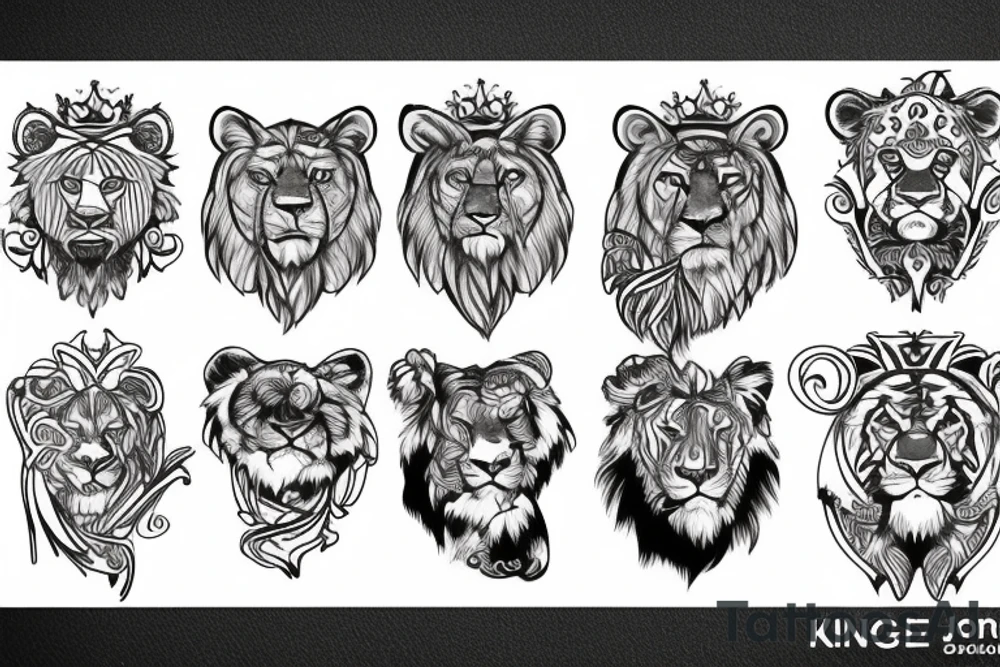 King of the jungle tattoo idea