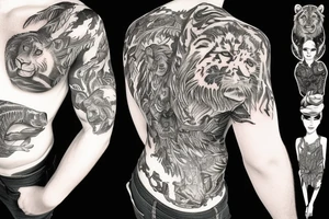 King of the jungle tattoo idea