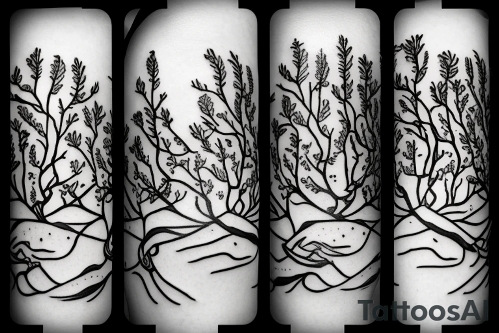 acacia tree tattoo idea