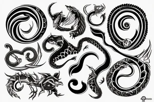 Ouroboros tattoo idea