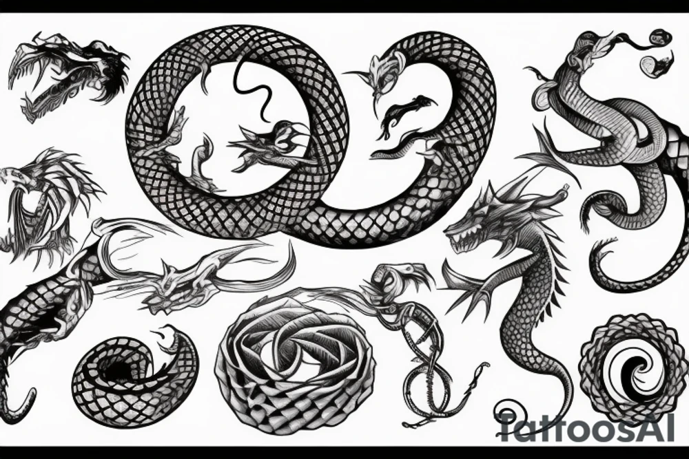Ouroboros tattoo idea