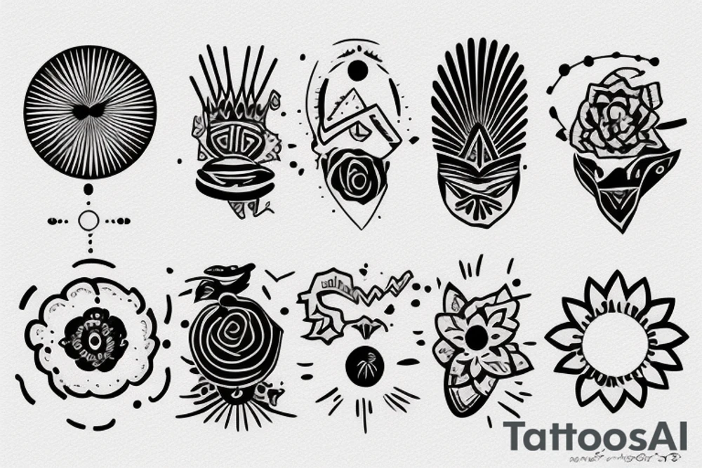 minimalist style tattoo idea